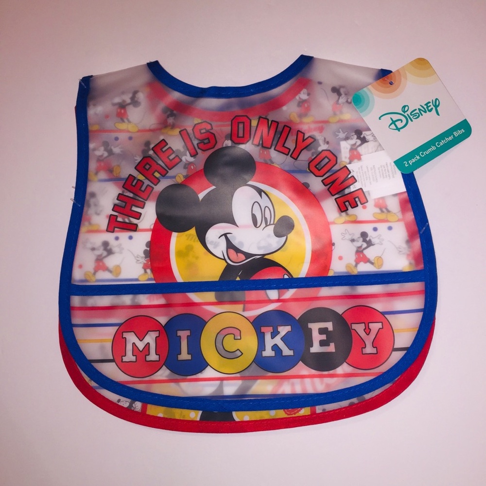 ❌SOLD❌Mickey Mouse baby boy bibs set